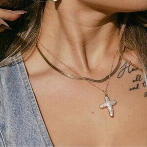 cross necklace N1039